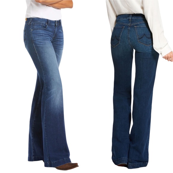 Ariat Denim - Ariat | Trouser Wide Leg Jeans Mid Rise Size 28R NWT